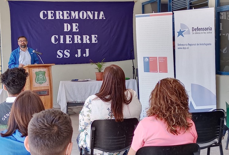 El Defensor Regional de Antofagasta destac&oacute; el aporte del taller deportivo para los j&oacute;venes privados de libertad.