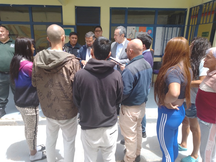 Un completo recorrido por el penal mas grande la regi&oacute;n realizaron el fiscal judicial de la Corte y el Defensor Regional de Antofagasta.