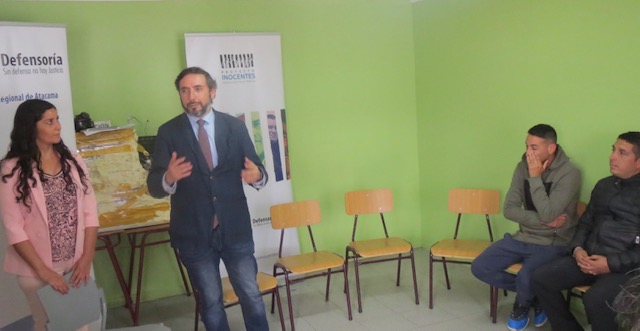 El defensor local jefe de Cha&ntilde;aral y la asistente social respondieron las consultas de los imputados internos en el CDP de Cha&ntilde;aral.