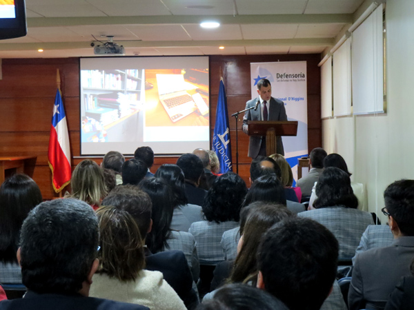 En una concurrida ceremonia realizada en la Corte de Apelaciones de Rancagua, el Defensor Regional de O'Higgins rindi&oacute; su balance de gesti&oacute;n 2018.
