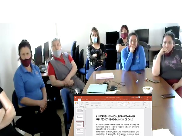 Internas se mostraron participativas en reuni&oacute;n de equipo penitenciario en CET Talita Kum