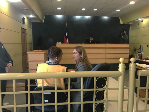 Al t&eacute;rmino de la audiencia, Luis Cardona agradeci&oacute; el resultado a su defensora, la jefa (S) de Estudios de la Defensor&iacute;a Regional de Atacama.