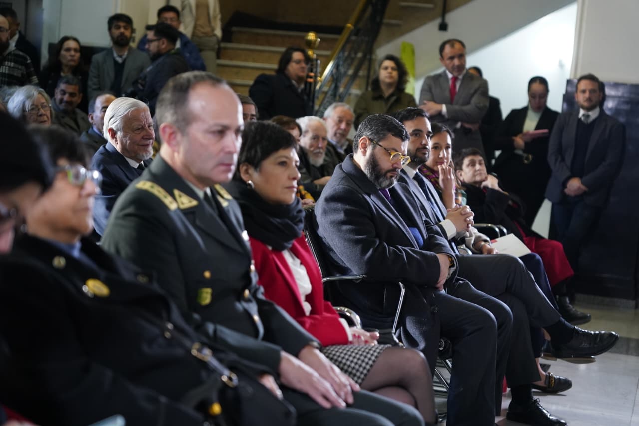 La Defensora Nacional durante la ceremonia.
