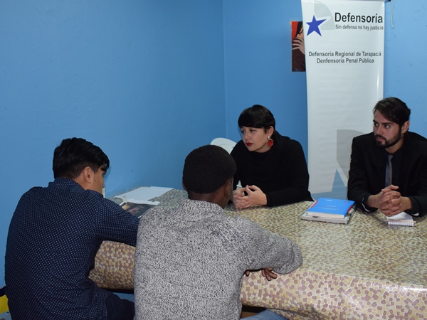 Una charla directa y cercana sostuvo la defensora juvenil y los internos en r&eacute;gimen cerrado.