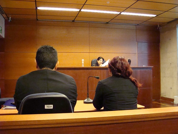 Durante la audiencia de egreso de Alejandra, todos los intervinientes felicitaron su esfuerzo y valent&iacute;a.