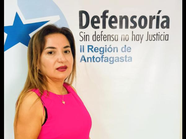 Karina Reyes G&aacute;lvez, la nueva Defensora Regional de Antofagasta.