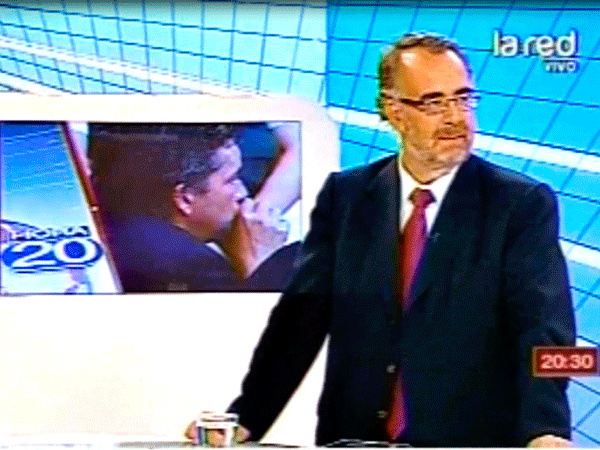 El Defensor Regional , Leonardo Moreno, en el programa Hora 20 de La Red.