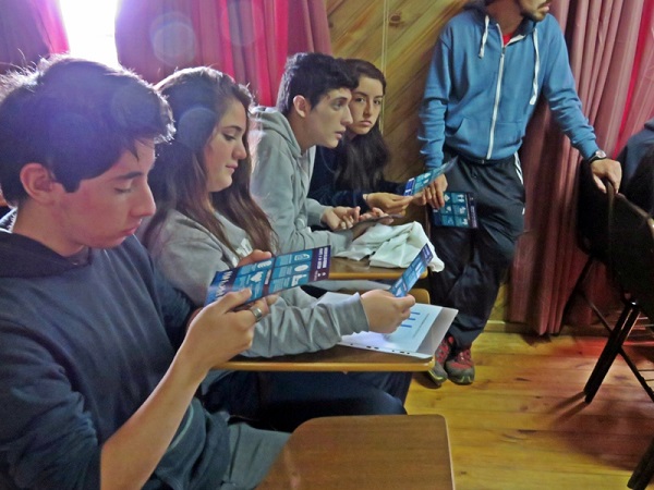 Los j&oacute;venes se mostraron interesados en conocer el funcionamiento de la justicia.