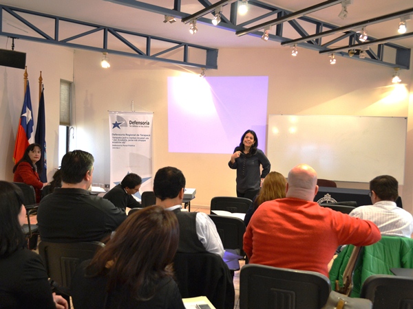 Defensores y profesionales de las regiones de Arica, Tarapac&aacute; y Atacama participaron en esta capacitaci&oacute;n.