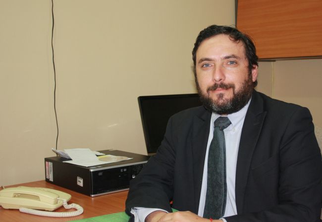 El defensor local jefe de Cha&ntilde;aral, Ignacio Osorio Silva.