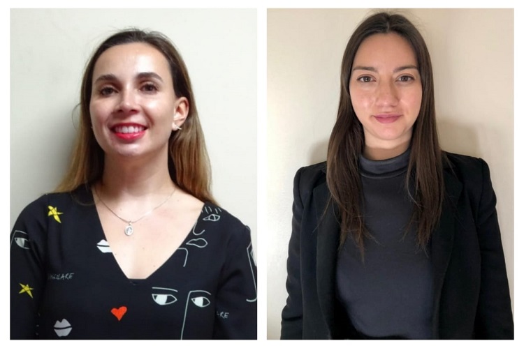 Mar&iacute;a Javiera Olguin (izq.) y Catalina Verdejo son las nuevas defensoras p&uacute;blicas de Mejillones y Calama, respectivamente.