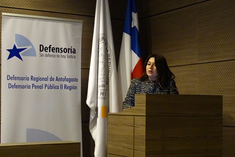La Defensora Regional de Antofagasta, Loreto Flores, expuso su balance de gesti&oacute;n 2016.