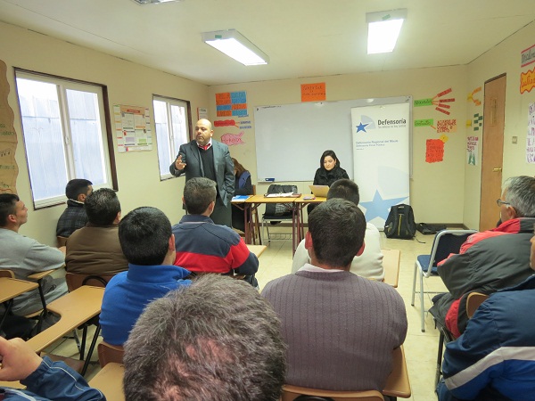 El Defensor Regional Jos&eacute; Luis Craig presidi&oacute; Dialogo Participativo realizado en la c&aacute;rcel de Talca.