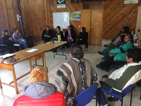 En el encuentro participaron werkenes, el Lonko de la comunidad  Reinahuel e integrantes de diferentes comunidades del territorio.