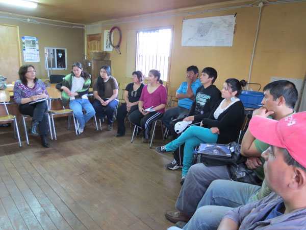 La presencia de los facilitadores interculturales de la DPP permiti&oacute; contestar todas las dudas de los comuneros mapuche en su propio idioma.