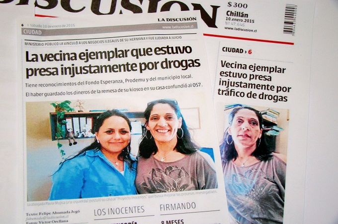 Maribel S&aacute;nchez soport&oacute; tres meses en prisi&oacute;n preventiva y trece de proceso hasta que se ratific&oacute; su inocencia. 