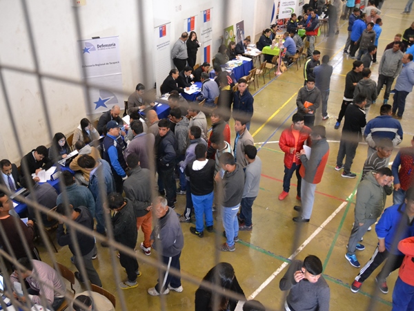 La plaza de justicia penitenciaria se realiz&oacute; en el gimnasio techado del penal de Alto Hospicio