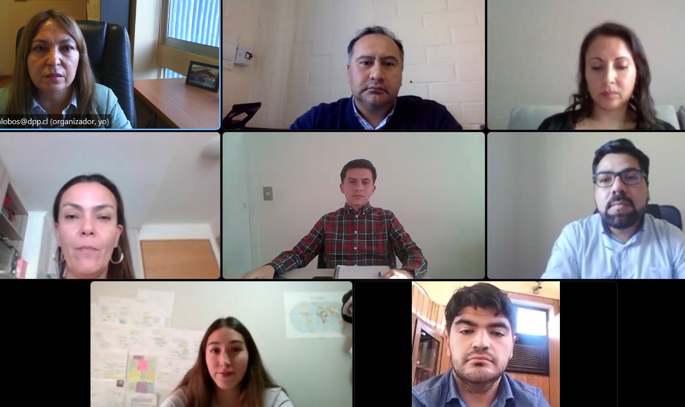 El equipo regional y los estudiantes de derecho se reunieron virtualmente a trav&eacute;s de la plataforma Cisco Webex.