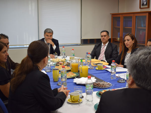 Los representantes de la defensa p&uacute;blica de Guatemala se reunieron con el Defenor Nacional, Andr&eacute;s Mahnke.