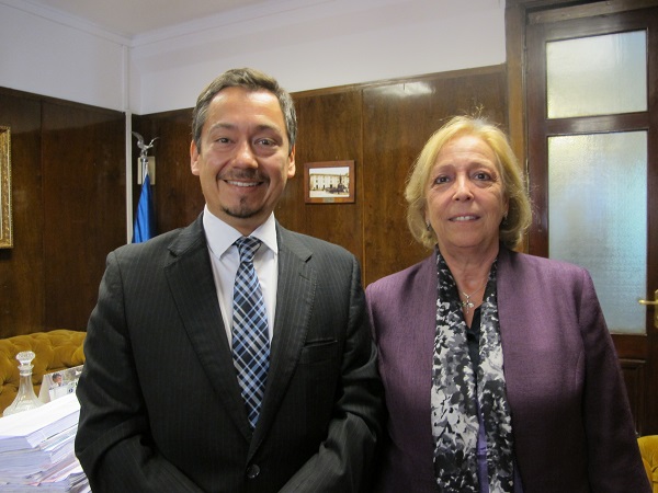 En el encuentro, P&eacute;rez y Repetto conversaron sobre la licitaci&oacute;n de defensa penal y penitenciaria.