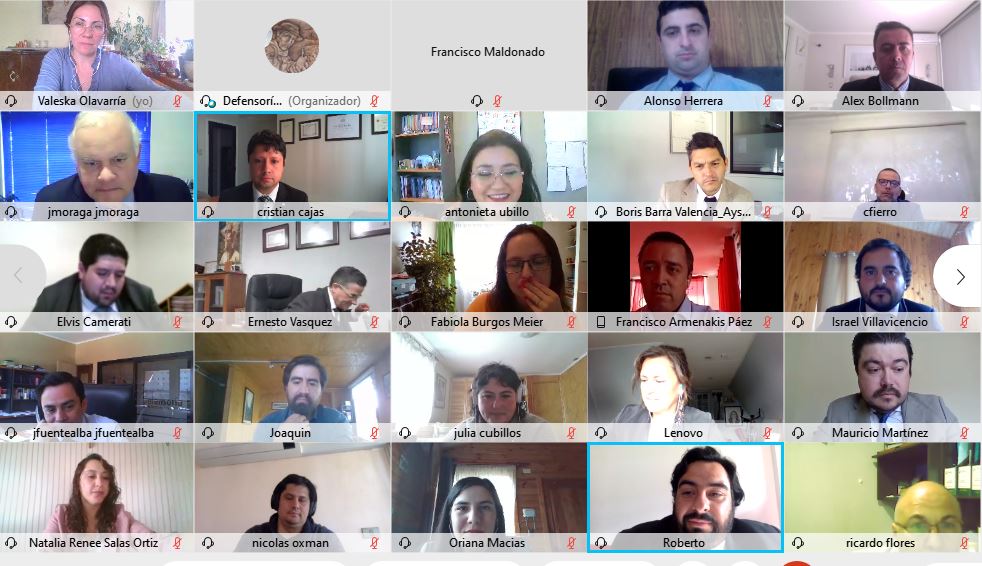 Jefes de departamento, defensores p&uacute;blicos, profesionales de la Defensor&iacute;a y acad&eacute;micos se sumaron a esta actividad.