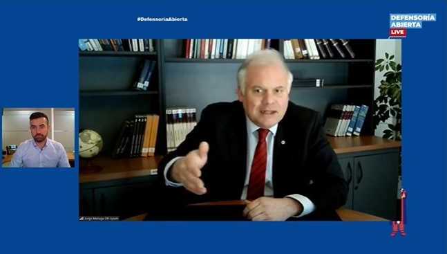 Luego de rendir su balance de gesti&oacute;n, el Defensor Regional de Ays&eacute;n, Jorge Moraga, fue entrevistado en el programa "Defensor&iacute;a Abierta".