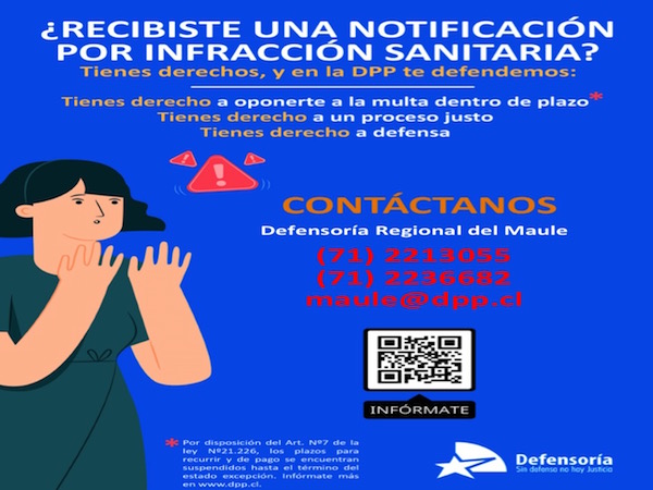 Los usuarios pueden tomar contacto con la Defensor&iacute;a Regional del Maule por diversas v&iacute;as remotas.