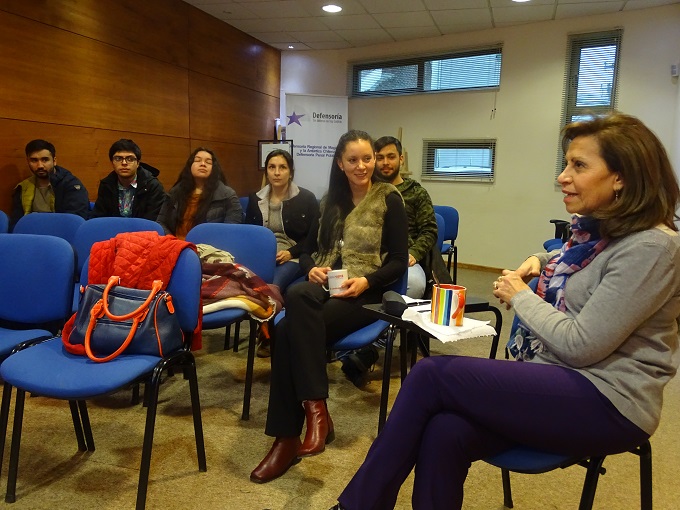 Los futuros abogados mostraron mucho inter&eacute;s en el Proyecto Inocentes.