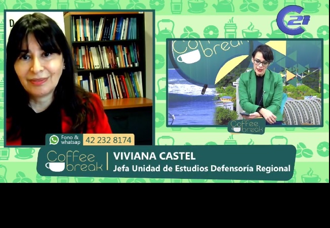 La jefa de Estudios de la Defensor&iacute;a de &Ntilde;uble fue invitada y entrevistada en el matinal del Canal 21.