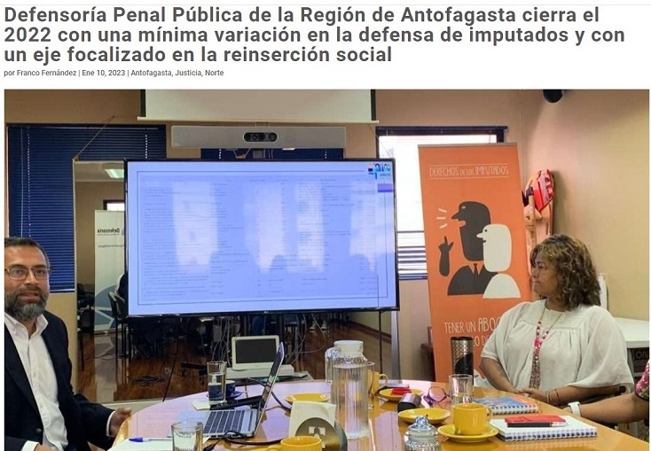 La radio "Madero FM", una emisora local de Antofagasta, destac&oacute; las cifras 2022 de la Defensor&iacute;&shy;a Regional. 
