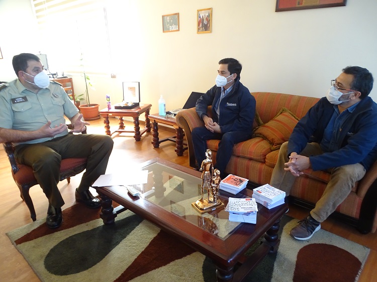 El prefecto de Carabineros de Antofagasta recibi&oacute; al Defensor Regional (S) y el jefe de Estudios de la Defensor&iacute;a en Antofagasta.