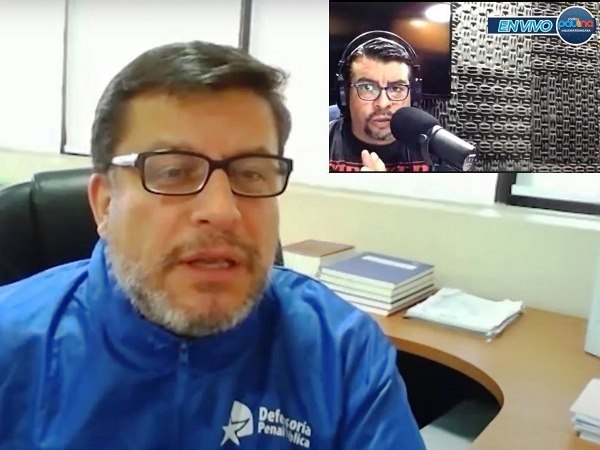 El Defensor Regional de Tarapac&aacute;, Gabriel Carri&oacute;n, entrevistado por Marcelo Santib&aacute;&ntilde;ez, conductor de radio "Paulina" de Iquique.
