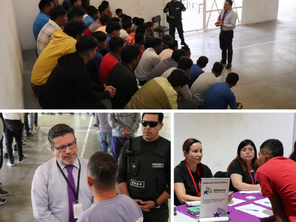 Los extranjeros privados de libertad recibieron orientaci&oacute;n sobre sus respectivas codenas en Alto Hospicio.
