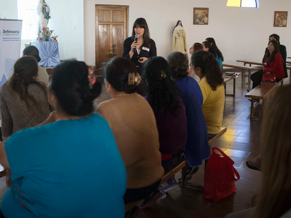 La actividad se desarroll&oacute; en la capilla cat&oacute;lica del CPF.