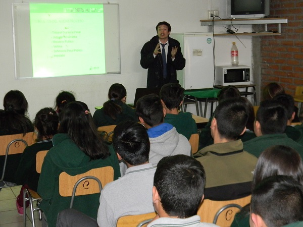 La charla sobre la Ley Penal Juvenil, se di&oacute; en el marco del plan de Difusi&oacute;n de la Defensor&iacute;a Metropolitana Sur