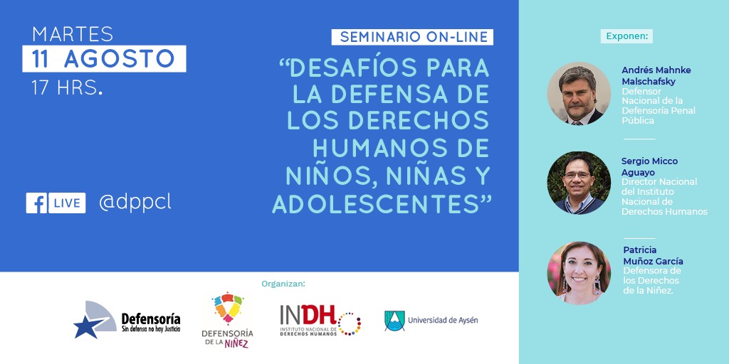 Los m&aacute;ximos jefes de tres de las intituciones claves en el ejercicio de los derechos humanos analizar&aacute;n la realidad nacional y regional.