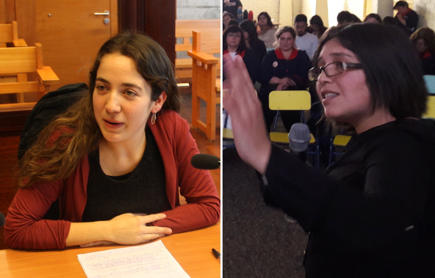 Las defensoras p&uacute;blicas Francisca Opazo -en primera audiencia- y Mar&iacute;a Fernanda Aguilera -en el juicio oral- alegaron leg&iacute;tima defensa del joven.