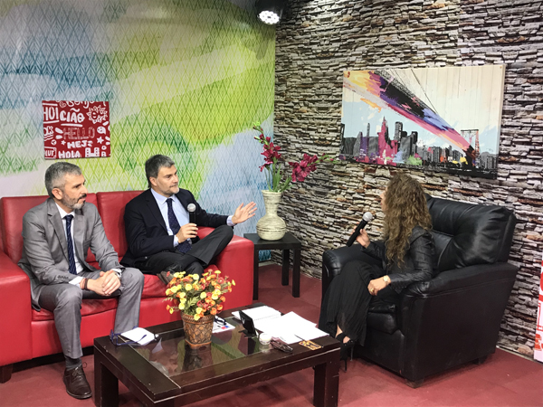 El Defensor Nacional, Andr&eacute;s Mahnke, junto al Defensor Regional de Atacama, Ra&uacute;l Palma, entrevistados en vivo para toda la regi&oacute;n.