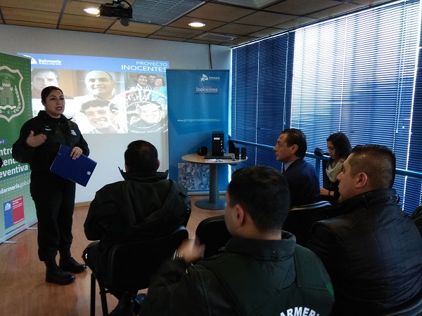 La mayor Elizabeth Pinto dio la bienvenida a los profesionales de la Defensor&iacute;a Penal P&uacute;blica.