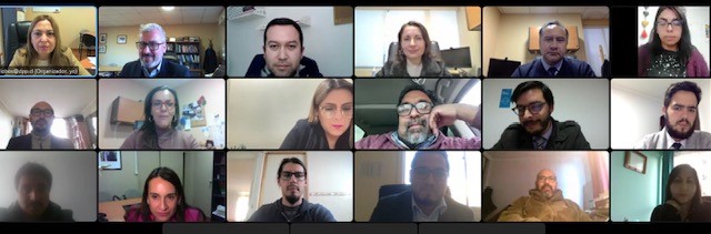 El equipo de Atacama se reuni&oacute; a trav&eacute;s de la plataforma cisco webex.