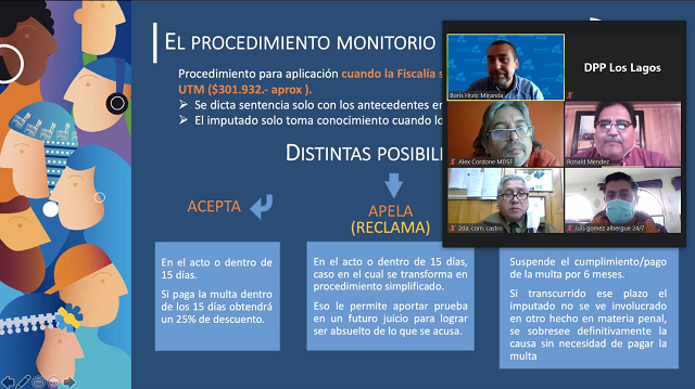 Las dos charlas sobre derechos se realizaron v&iacute;a Zoom.