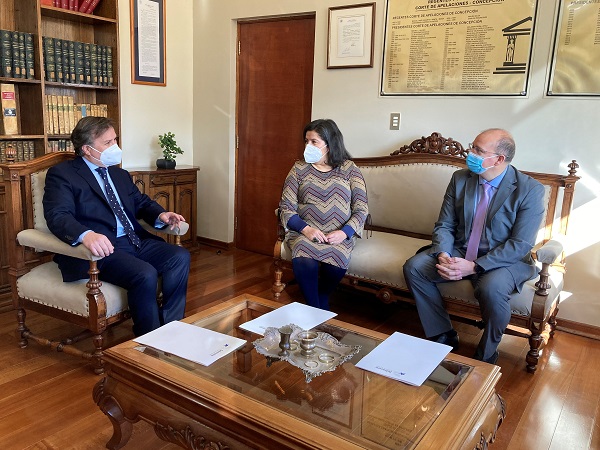 En la Corte de Apelaciones de Concepci&oacute;n se concret&oacute; el encuentro que dio inicio al trabajo conjunto en temas de g&eacute;nero entre las tres instituciones.