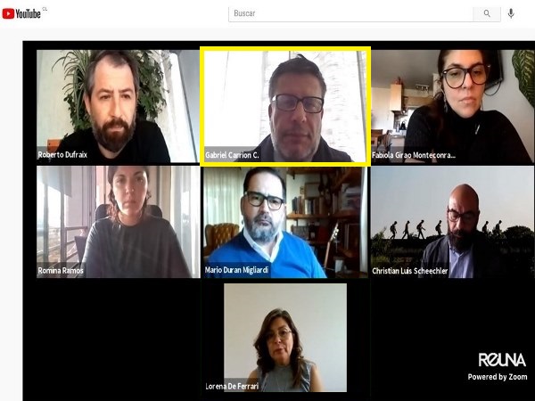 El panel de expositores del seminario internacional.