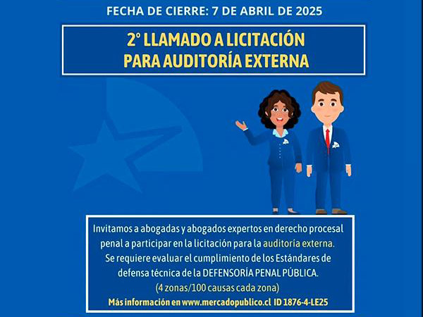 Las y los profesionales que postulen tienen plazo hasta el 7 de abril pr&oacute;ximo para hacerlo.