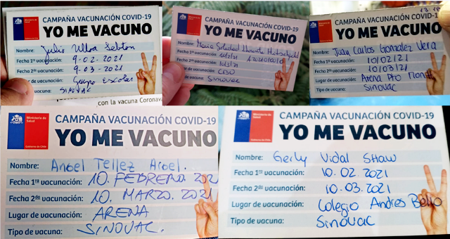 Los funcionarios y funcionarias de Los Lagos comenzaron a vacunarse este martes 9. 