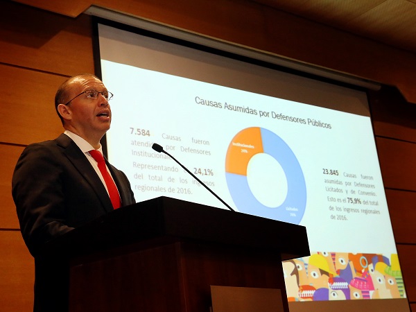 El balance regional incluy&oacute; la presentaci&oacute;n de videos sobre un inocente que paso m&aacute;s de cuatro meses preso y el caso de Lorenza Cayuh&aacute;n.