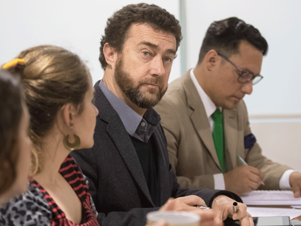 En la foto Paulo Egenau, actual presidente del Consejo de la Sociedad Civil de la Defensor&iacute;a.