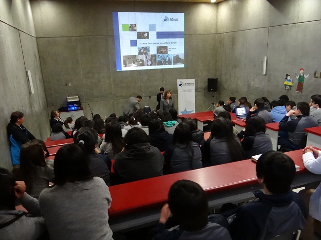 Alumnas y alumnos se mostraron receptivos con los contenidos expuestos por los defensores p&uacute;blicos.
