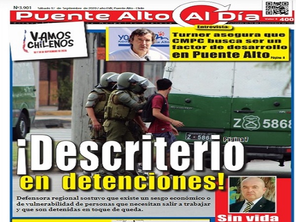 Una destacada importancia entreg&oacute; el peri&oacute;dico puenteltino a la entrevista a la autoridad regional.