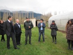 El Defensor Nacional juanto al Defensor Regional de Ays&eacute;n e invitados conocieron las instalaciones y trabajo del CET Valle Verde